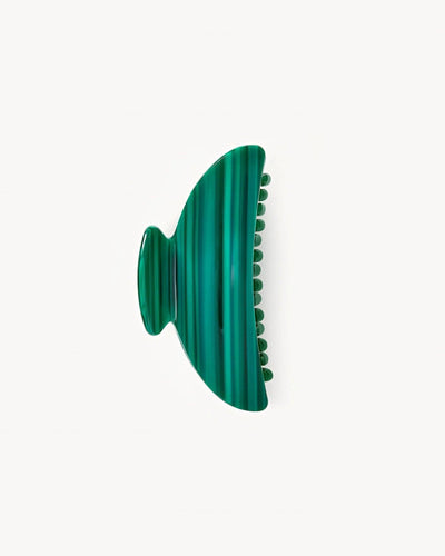 midi heirloom claw in malachite
