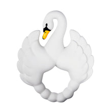 Load image into Gallery viewer, natural rubber swan teether