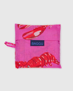 standard baggu in pink lobster