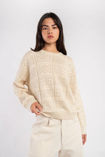 Load image into Gallery viewer, lace pullover in cream
