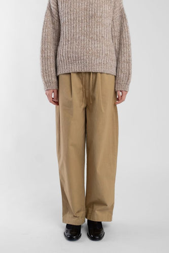 ochre tie trouser