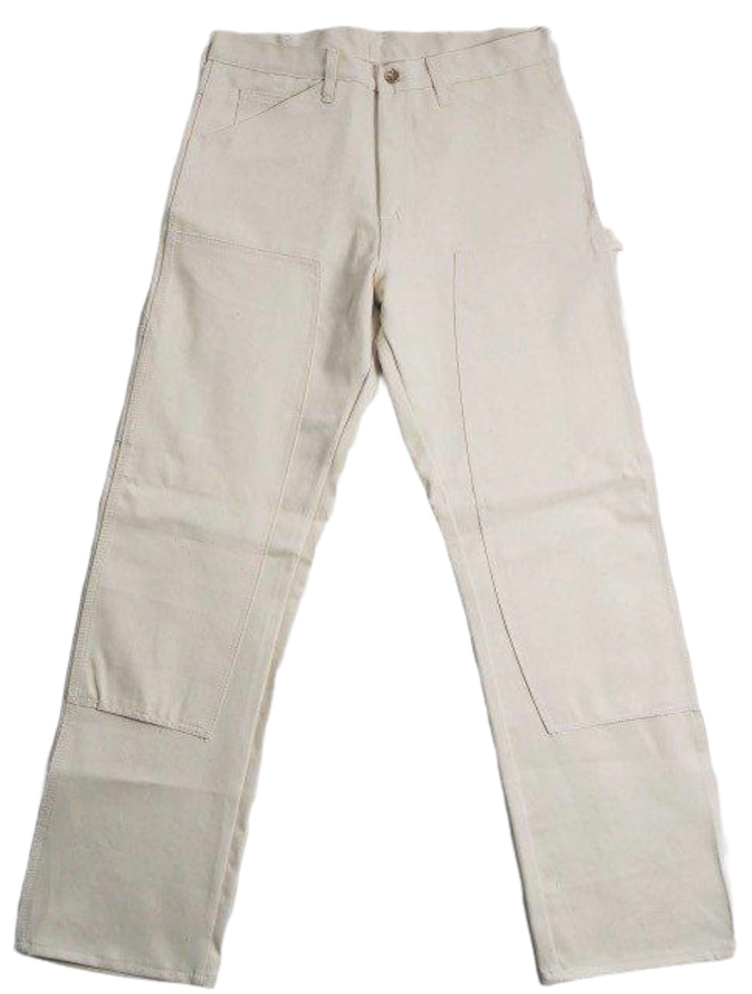 natural drill painter double front dungaree