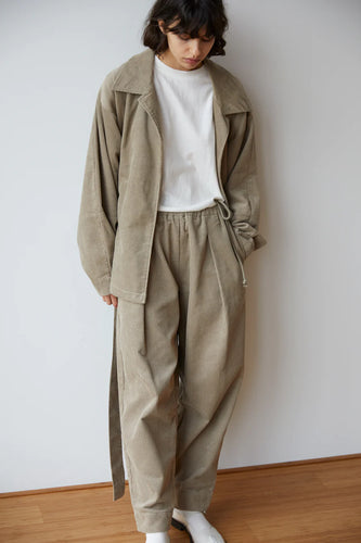 drawcord pant in stone