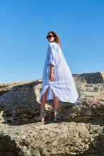 Load image into Gallery viewer, florence shirt dress in stripe