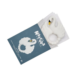 natural rubber swan teether